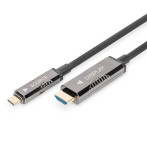 Digitus HDMI AOC-adapterkabel - 10 m (USB-C hann/HDMI hann)
