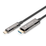 Digitus HDMI AOC-adapterkabel - 20 m (USB-C hann/HDMI hann)