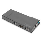Digitus 7-i-1 USB-dokkingstasjon (HDMI/VGA/USB-A/RJ45/kortleser)