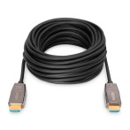 Digitus AOC Hybrid HDMI-kabel m/Ethernet - 10m (HDMI hann/HDMI hann)