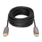 Digitus AOC Hybrid HDMI-kabel m/Ethernet - 15m (HDMI hann/HDMI hann)