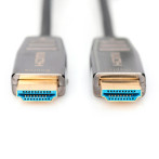 Digitus AOC Hybrid HDMI-kabel m/Ethernet - 20m (HDMI hann/HDMI hann)