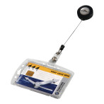 Slitesterk Hartbox ID-kortholder m/Jojo Cord (54x87mm) 10pk