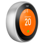 Google Nest Learning V3 Premium Thermostat (WiFi) stål