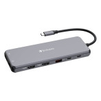 Verbatim 13-i-1 USB-C Pro Multiport Hub (USB-C/3,5 mm/RJ45/USB-A/HDMI)
