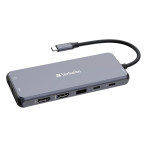 Verbatim 14-i-1 USB-C Pro Multiport Hub (USB-C/HDMI/3,5 mm/RJ45/USB-A)