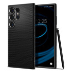 Spigen Liquid Air-deksel til Samsung Galaxy S24 Ultra (TPU) matt svart
