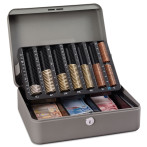 Rieffel Moneta Basic Cash Box (Sylinderlås) Sølv