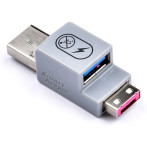 SmartKeeper Basic Smart Data USB-A-portblokkering (rosa)