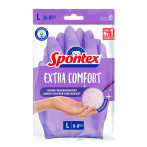 Spontex Extra Comfort Husholdningshansker (størrelse L)