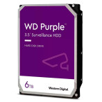WD 6TB WD64PURZ Purple Surveillance HDD - 5400RPM - 3,5tm
