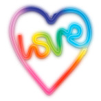 Forever Light LED RGB Neon Sign (USB) Love in Heart