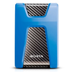 Adata HD650 ekstern harddisk 1TB m/256-bit AES-kryptering (USB 3.1) 2,5tm - blå