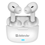 Defender Twins 903 Bluetooth In-Ear ørepropper (4 timer) Hvit