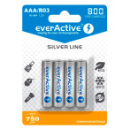 EverActive Silver Line oppladbare AAA-batterier (800mAh) 2pk