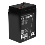 Green Cell AGM11 SLA VRLA UPS-batteri for lekebiler (6V/5Ah)
