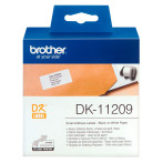 Brother DK11209 Adresseetikett t/QL Etikettskrivere (29x62mm) 800pk