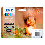 Epson 378 Value Pack blekkpatroner (6 deler) Svart/Blå/Lys Cyan/Magenta/Lys Magenta/Gul