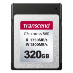 Transcend SLC CFexpress Type-B-kort 320 GB (1750 MB/s)