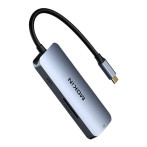 MOKiN MOUC0401-X 7-i-1 USB-C-dokkingstasjon (3xUSB-A/kortleser/HDMI)