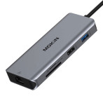 MOKiN MOUC0305 9-i-1 USB-C-dokkingstasjon (3xUSB-A/2xHDMI/kortleser/RJ45)