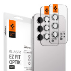 Spigen Optik Pro EZ Fit Kamerabeskyttelse for Samsung Galaxy S24 (2pk) Marble Grey