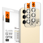 Spigen Optik Pro EZ Fit Kamerabeskyttelse for Samsung Galaxy S24 (2pk) Gul