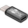Micro USB til USB-C Adapter (Goobay) Svart