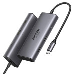 Ugreen Revodok Pro 206 6-i-1 USB-C-dokkingstasjon (USB-A/USB-C/HDMI)