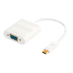 USB-C til VGA Adapter (1080P) - Hvit