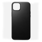 Nomad Modern deksel til iPhone 15 Plus (MagSafe) svart skinn