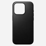Nomad Modern deksel til iPhone 15 Pro (MagSafe) svart skinn