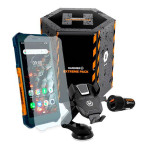 MyPhone Hammer Iron 3 LTE Smartphone + Extreme Pack 128/32 GB 5,5 tm (dobbelt SIM) oransje
