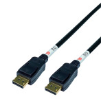 Deltaco DisplayPort 2.1-kabel - 0,5 m (hann/hann)