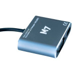 M7 USB-C-dokkingstasjon (HDMI/VGA/USB-A/USB-C)