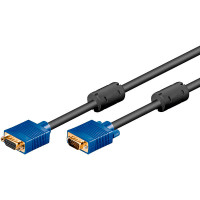 VGA forlenger kabel - Blå plugg - 5m
