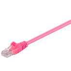 Nettverkskabel UTP Cat5e (Pink) - 1m