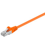 Nettverkskabel S-FTP Cat5e (Orange) - 0,5m