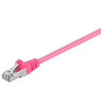 Nettverkskabel S-FTP Cat5e (Pink) - 0,5m
