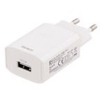 USB Lader 2,4A (1xUSB-A) Hvit - Deltaco