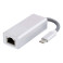 USB-C nettverkskort for Mac/PC (1000 Mbit) Deltaco