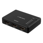 HDMI Switch 4K m/fjernkontroll (5 inngang) - Deltaco