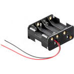 Batteriholder for 8xAA batterier (m/ledning) - Goobay