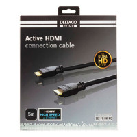 HDMI Kabel Aktiv 5m (4K) Svart - Deltaco Prime