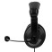 Headset (m/mikrofon arm) Svart - Deltaco