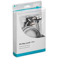 4,5mm kabellås for bærbare PC (stålkabel m/nøkkel)