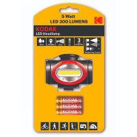 LED Hodelykt 5W (300lm) Svart - Kodak
