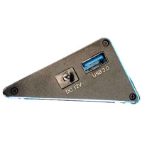 USB Hub 3.0 (10x USB-A) Svart - Deltaco