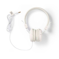 On Ear Hodetelefoner Streetline (Sammenleggbar) Hvit - Nedis