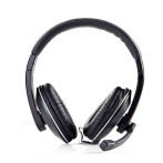 Over Ear Headset m/mikrofon (2x3,5mm) Svart - Nedis